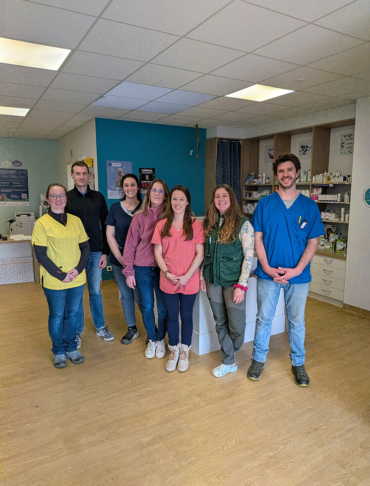 GSAB-Plumeliau-1 équipe soignants cabinet vétérinaire du pluméliau